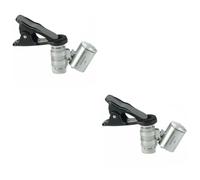 jojofuny 2pcs Adjustable 60x Phone Magnifier Led Light Portable Clip-on Microscope Loupe for Jewelry Currency