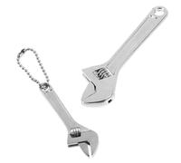jojofuny 2pcs Adjustable Mini Wrench with Roller Spanners Hand Tools for Home Garage Plumbing and Car Repair Workshop Spanners with Hanging for Easy Storage