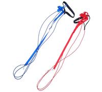 jojofuny 2pcs Adjustable Pet Bird Flying Harness with Chewing-resistant Nylon Leash Lightweight Parrot Training Rope for Outdoor Use Includes Red and Suitable for Birds and Cockatiels