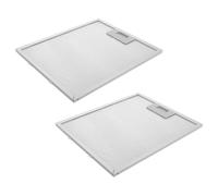 jojofuny 2pcs Aluminum Mesh Range Hood Grease Filters Replacement for Cooker Hood Vent Exhaust Fan Kitchen Stove Compatible with Various Models Easy to Install