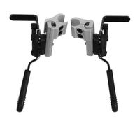 jojofuny 2pcs Aluminum Wheelchair Brakes Side Mount Hand Lock Assembly for Electric and Manual Wheelchairs Safe Reliable Mobility Accessory for Seniors at Home Hospital Nursing