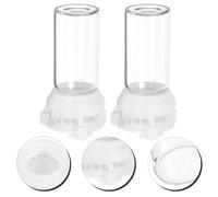 jojofuny 2pcs Ant Water Feeders for Ants 10ml Capacity Glass and Plastic Easy to Operate with High Impact Resistance for Spring Build and Summer Farms