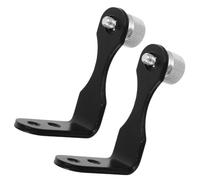 jojofuny 2pcs Binocular Adapter Tripod Mount Bracket for Single Double Telescopes Stable Shaped Design for Secure Connection Black Silver Scope Adaptor for Stargazing