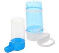jojofuny 2pcs Birds Drinking Cups Food Feeder Easy to Use Lasting Use Plastic for Commerce Chicken Poultry Farms Suitable for Pet Owners