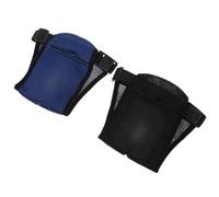 jojofuny 2Pcs Breathable Female Dog Diapers with Replaceable Pads, Escape Proof Dog Menstrual Pants for Heat, No Tail Design, Size L (40-49Cm), Black and Navy Pet Sanitary Nappies