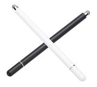 jojofuny 2pcs Capacitive Stylus Pen for Smartphone and Tablet, Magnetic Dual-use Touch Screen Pens in White and Black, Universal Precision Writing Tool for Mobile Devices