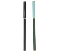 jojofuny 2pcs Chinese Calligraphy Brush Pens with Steel Rod and Soft Hair, Write Smoothly with Ink, for Drawing and Practicing Calligraphy, Assorted Colour Painting Supply for Beginners