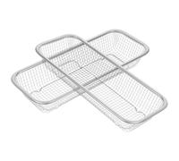 jojofuny 2pcs Chopsticks Storage Box Stainless Steel Utensil Organizer Chopstick Holder Storage Dishwasher Rack Silverware Basket Utensil Drying Basket Cutlery Organizer