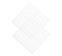 jojofuny 2pcs Cuttable Sink Drain Covers Hair Catcher Filters Clean Square Floor Drain Seal Covers for Kitchen and Bathroom Efficient Anti-clog Water Filter Sink Protector