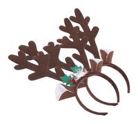 jojofuny 2pcs Deer Horn Hair Bands Multi-function Headdresses Adorable Hairband Decors for Christmas Reindeer Ears Headband Animal Makeup Headband Portable Hairband Cosplay Supplies