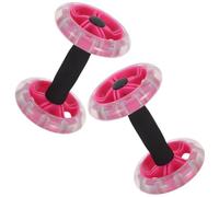 jojofuny 2pcs Double Wheel Ab Roller Wheel Abdominal Roller for Fitness Core Workout Exercise for Men Women Home Ab Workout Equipment