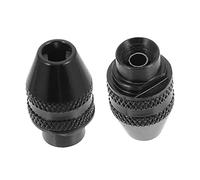 jojofuny 2pcs Drill Chuck Adapter Keyless Rotary Tool Accessory Lightweight and Easy to Install for Woodworking and