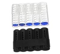 jojofuny 2pcs Euro Coin Storage Box Collector Coin Organizer Money Frame Holder Storage