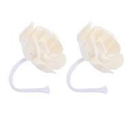jojofuny 2Pcs Flower Aromatherapy Diffuser with Cotton Wick, Replaceable Faux Peony Head Reed Diffuser Flowers for Home Car Office Fragrance, Indoor Bedroom Scent Refills