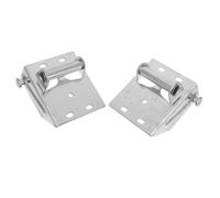 jojofuny 2pcs Garage Door Lifting Brackets Residential Door Bottom Hinge Fixtures Compatible with Easy Installation Stable Lifting Mechanism