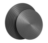 jojofuny 2pcs Gas Stove Heat Diffuser Plates Aluminum Non-stick Cooktops Accessories 20cm and 24cm Simmer Plates for Gas Burner Protection Slow Cooking