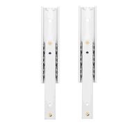 jojofuny 2pcs Heavy Duty Wide Miniature Rail Drawer Slides for Cabinets Furniture Smooth Ball Bearing Extended Slide Rails