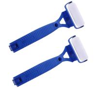 jojofuny 2pcs Long Handled Body Lotion Applicator with Folding Handle and Replacement Sponge Pad, Sturdy Abs Construction Portable Tool for Easy Back Cream Application and Sun Lotion Use