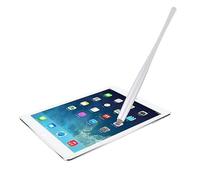 jojofuny 2pcs Metal Capacitive Stylus Replacable Fiber Cloth Tip for Touch Screen Writing Tool for Tablet Phone Mixed Colors