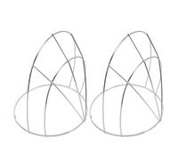 jojofuny 2pcs Metal Crown Making Frame for Women with Elegant Craftsmanship and Ergonomic Design, Base for DIY Ancient China Headpiece, for Bride Crown Making and Photography Props