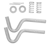 jojofuny 2pcs Metal Trailer Jack Pull Pin Replacement with Spacers and Hitch Clip for Robust Load Handling and Effortless Adjustment, Suitable for Trailer and Rv Camping Outdoor Setups