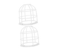 jojofuny 2pcs Metal Wire Cage Lamp Guard Industrial Light Bulb Protection Shade with Collision Design for Factory and Warehouse Use High Impact Resistance and Excellent Heat Management