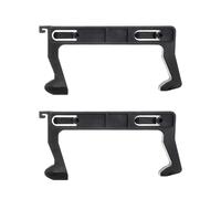 jojofuny 2pcs Microwave Oven Door Latch Hook Replacement, Heat-Resistant Plastic Microwave Door Lock, Oven Repair Part for Home Kitchen Accessories