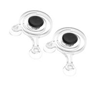 jojofuny 2pcs Mobile Game Joystick and Stable Mount for Smartphone Gaming, White Phone Controller Accessories Enhanced Grip for Precise Mobile Game Control