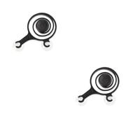 jojofuny 2pcs Mobile Joystick Touchscreen Gaming Joystick Phone Controller for Physical Buttons for Gaming Mobile Pad Suction Touch Screen Buttons Usb Gamer Portable Rocker Grip Black