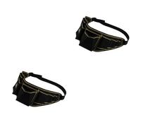 jojofuny 2pcs Multi-Function Tool Waist Pouch Electrician Tool Organizer Bag Multiple Pockets for Easy Access and Storage Oxford for Professionals and Use