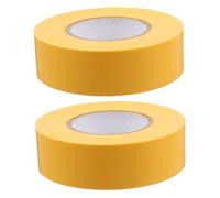 jojofuny 2pcs Non Adhesive Colored Marking Tape PVC Flag Decoration Tape for Indoor Use Reusable No Residue for Boundaries and Trail Marking