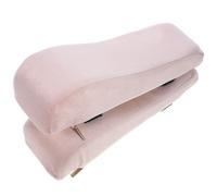 jojofuny 2pcs Office Chair Armrest Cushions Thickened High-Elastic Cotton Armrest Pads for Desk and Gaming Chairs, Princess Pink Ergonomic Support for Comfortable Arm Rest