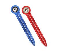 jojofuny 2pcs Portable Aluminum Alloy Mini Compass Ruler for Woodworking and Engineering Multifunctional Circular Drawing Tool with Precision Marking for Carpentry and Drafting Compact