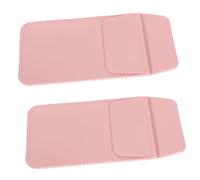 jojofuny 2pcs Pu Leather Pen Case Pocket Protector for Men Nurse Doctors Pen Bags Storage Pouch Daily Use