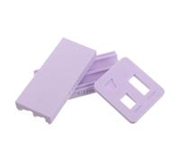 jojofuny 2pcs Purple Polymer Clay Molds Flower Mold for DIY Beads Crafts Clay Measuring Tool Shaping Tools for Ornament Making