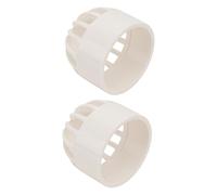 jojofuny 2pcs Pvc Fish Pond Permeable Cover with 32mm Inner Diameter, Aquarium Filter Net Strainer for Seafood and Water Tank Overflow, Fish Tank Permeable Filter Accessories