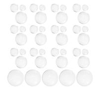 jojofuny 2pcs Resin Dewdrop Flat Back Charms Half Pearl Beads Mixed Sizes 3-8mm for DIY Crafting Nail Art Scrapbooking and Phone Case Decoration