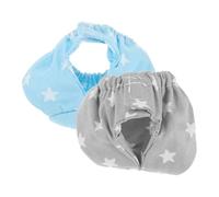 jojofuny 2pcs Reusable Cotton Pet Diapers for Squirrels and Tiny Animals with Star Pattern, Washable and Efficiently Absorb Moisture, for Outdoor Trips and Pet’s Outings