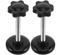 jojofuny 2pcs Rollator Walker Replacement Hand Knobs M6x50mm Star-Shaped Thumb Screws with Adjustable Locking Hand Wheels for Mobility Aids Industrial Hardware
