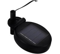 jojofuny 2Pcs Rotatable Solar Panel Charger with Polycrystalline Silicon Battery Box, Outdoor Hanging Solar Panel Accessory for Garden Lights