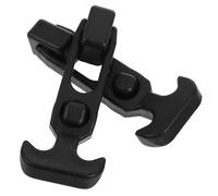 jojofuny 2pcs Rubber Latch Clamp Bolt for Tool Cabinet and Engine Hood, Wear Resistant Stainless Steel Hasps with Elastic Shock-Absorbing Design for Tight and Secure Sealing, for Toolbox