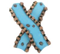 jojofuny 2pcs Sand Table Landscaping Crafts Miniature River Ornament Miniaturized Landscape Sand Tray Miniatures Fairy Garden River Ornament Sky-blue Resin