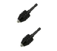 jojofuny 2pcs Self-Locking Mini Drill Chuck Drill Bit Holder for Keyless Holder Made