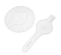 jojofuny 2pcs Short Wallet Template Acrylic Bag Template Design Weather Resistance DIY Handmade Works for Handbag and Short Wallet