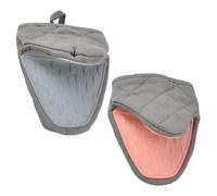 jojofuny 2pcs Silicone Anti-scalding Hand Clip Gloves Oven Mitts Silicone Short Cooking Mitts Heat Insulation Hand Clip Cooking Insulation Air Fryer Holder Grilling Pot Holder