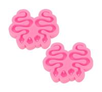 jojofuny 2pcs Silicone Earrings Molds for Jewelry Making DIY Snakelike Ear Studs Casting Moulds Easy to Clean and Demold Creative Pendant Tray for Unique Eardrop Designs