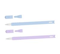 jojofuny 2pcs Silicone Pen Cap Case for Pencil Gen Cartoon Cat Head Shaped Cover Compatible for Ipad Stylus