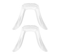 jojofuny 2pcs Silicone U-shaped Nose Pads for Sunglasses, Anti-slip Soft Eyeglass Nose Bridge Replacement Pads for Glasses and Eyewear