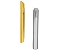 jojofuny 2pcs Stainless Steel Table Crumb Scraper and Bread Dough Scraper for Kitchen Countertop, High-Grade Steel Cleaning Tool with Gold and Silver Finish, Suitable for Home Baking