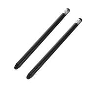 jojofuny 2Pcs Tablet Capacitive Pen Black Aluminium Alloy Stylus Pens for Touch Screens, Easy to Hold and Write or Draw on Phones and Tablets, Universal Touch Screen Stylus for Everyday Use